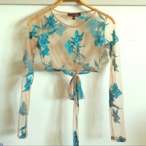 For Love and Lemons Crop Top xs